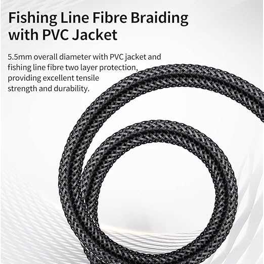3.5mm to 1/4 Stereo Audio Cable 16 Feet /5M, 1/8" to 6.35mm 1/4" TRS Male Aux - Image 6