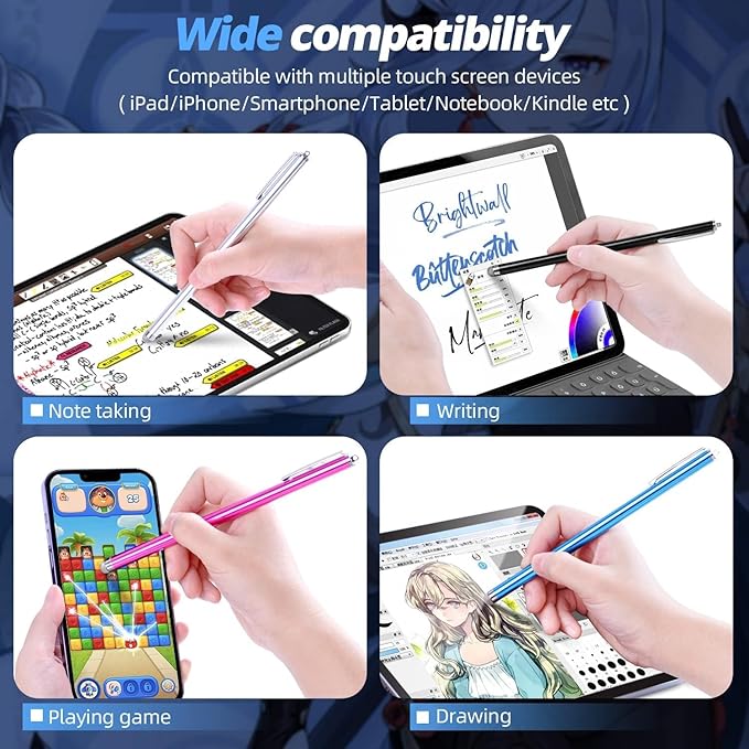 Mesh Fiber Tips GUUGEI Stylus Pen Replacement Tips Suitable - Image 4