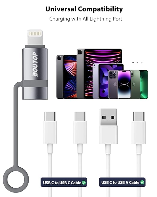 USB C to Lightning Adapter Support 36W PD Fast Charging - Image 7