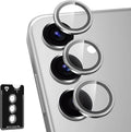 for Samsung Galaxy S24 FE Camera Lens Protector, Individual Metal Ring Tempered by Btscase