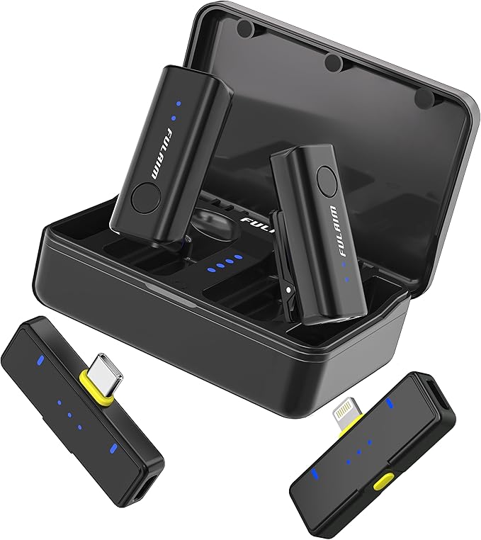 FULAIM X2 Wireless Lavalier Microphone by FULAIM