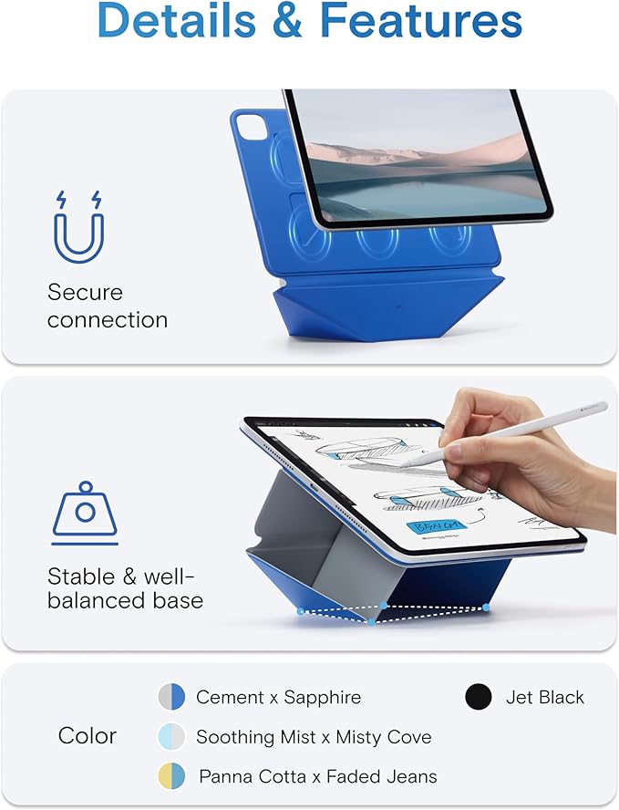 MOFT Dynamic Folio Case for for iPad Air 11-inch M3 M2 2025 2024/10.9 Air 5th - Image 9
