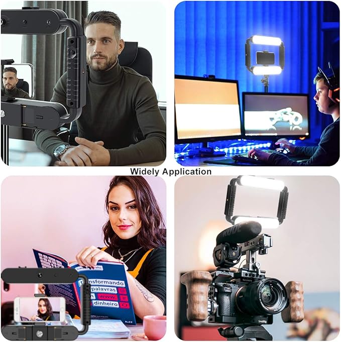 GVM Great Video Maker LED Ring Light 5600K Selfie Light, Smartphone Video Rig & - Image 12