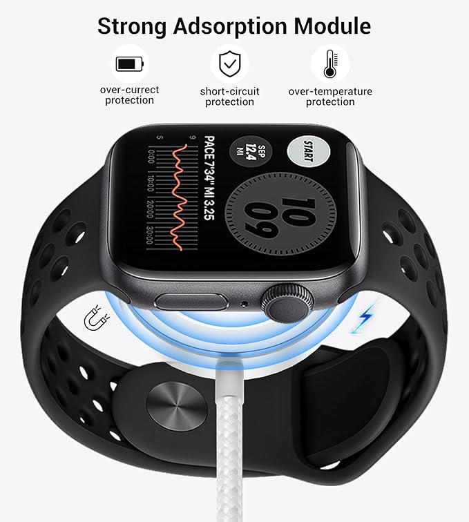 Temdan for Travel Vacation Essentials, 3 in 2 USB C Cable for Apple Watch - Image 5