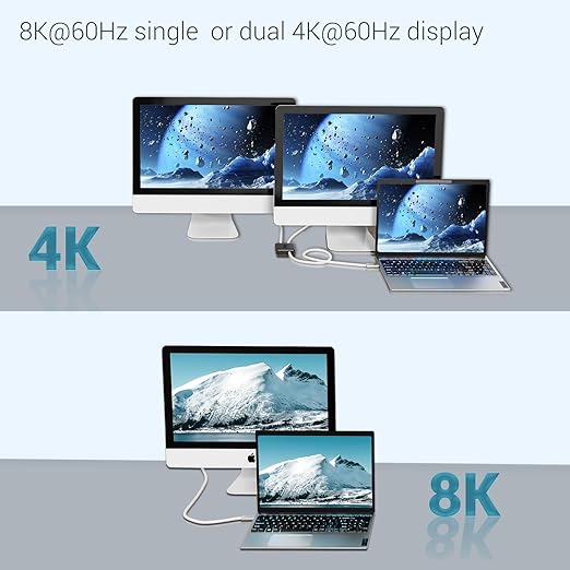 240W USB C Cable 6.6FT 2 Packs, USB4 Cable - Image 5