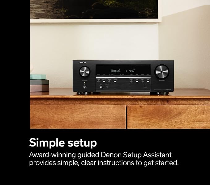 Denon AVR-S770H 7.2ch 8K Smart AV Receiver - Image 7