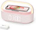 COLSUR Bluetooth Speaker with Wireless Charger, FM Radio, Dimmable LED Night by COLSURCOLORYOURLIFE