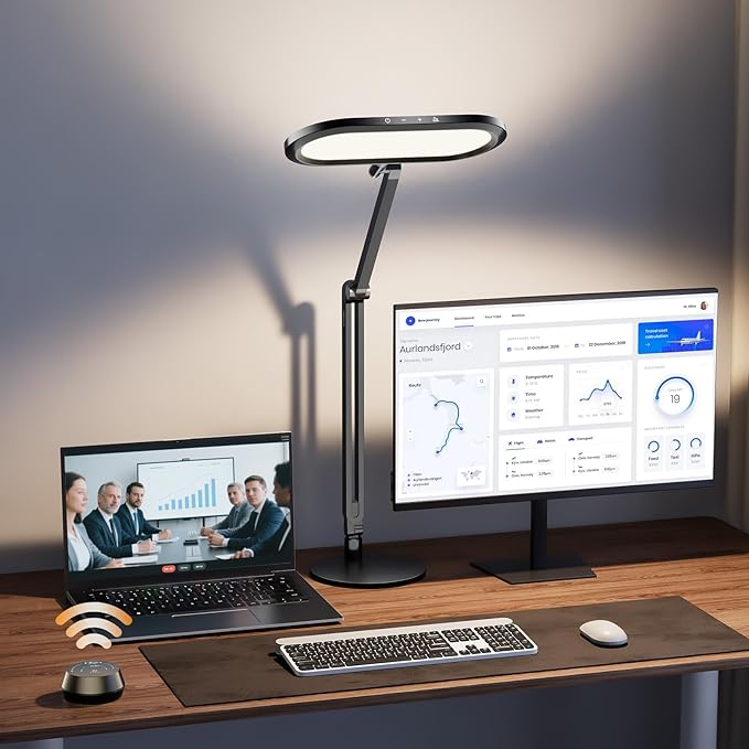 LED Desk Lamp for Home Office – Eye-Caring Double Side Light by LitONES