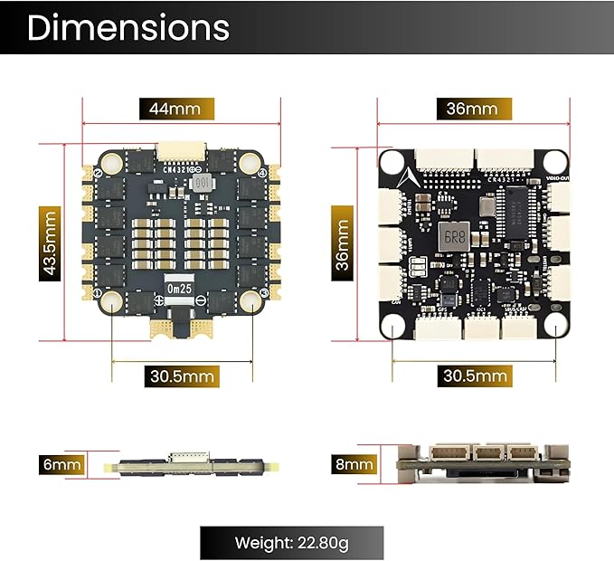 AERO SELFIE H743 Flight Controller - Image 4