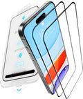 2 Pack Screen Protector for iPhone 16 Pro Max, Durable and Drop-Proof by Vongong