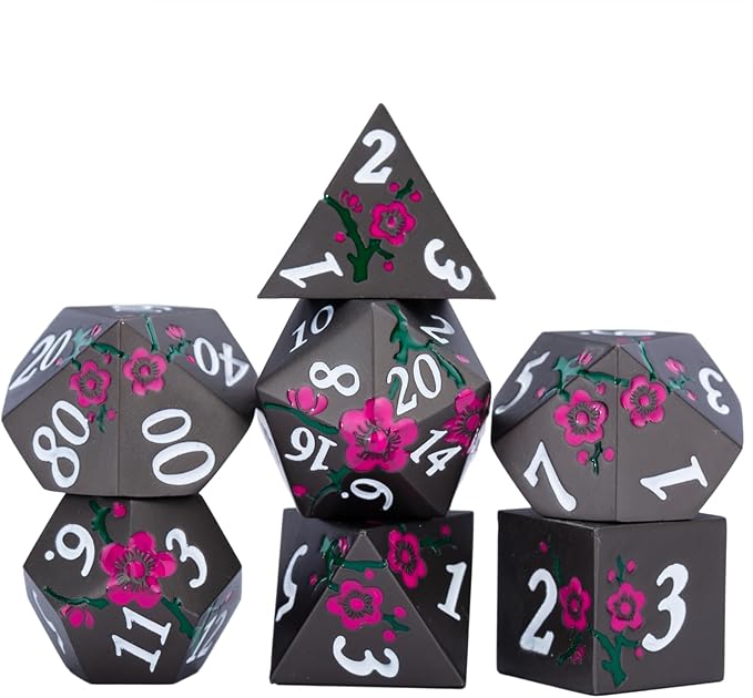 Metal DND Dice Set, Solid Metal Dice - Image 3