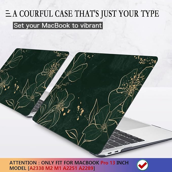 CISSOOK Case for MacBook Pro 13 Inch M2 M1 Chip A2338 A2251 A2289 Model - Image 3