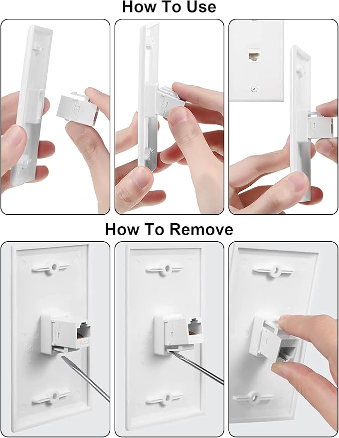 HDMI Ethernet Wall Plate - Image 5