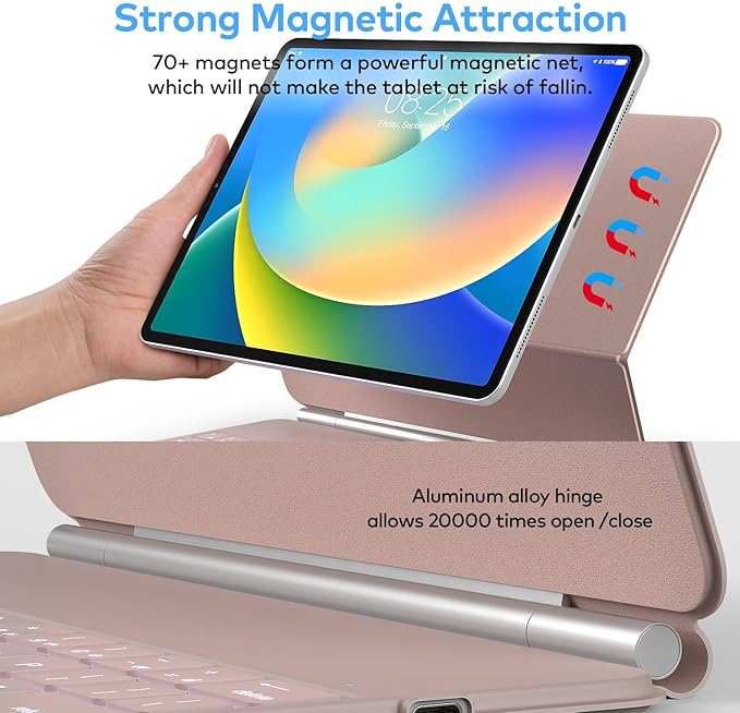 Keyboard Case for iPad Air 11-inch & iPad Pro 11 inch – Magic-Style Magnetic - Image 5