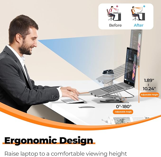 Tobenone Laptop Docking Station Stand - Image 7