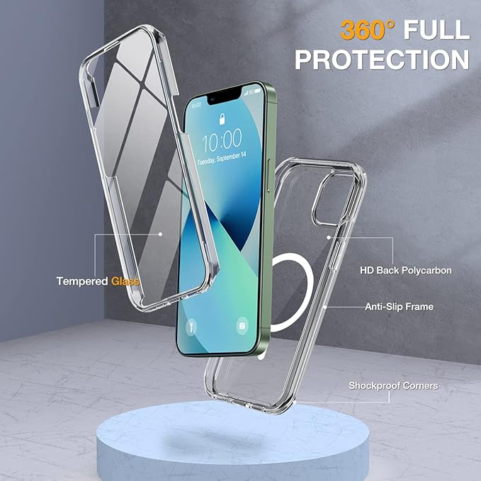 Miracase Glass Series Designed for iPhone 13 Case 6.1 inch, 2023 Upgrade - Image 2