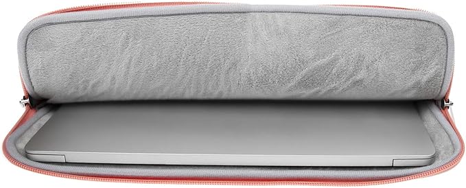 RAINYEAR 13 Inch Laptop Sleeve PU Suede Leather Case Water Resistant Cover - Image 6