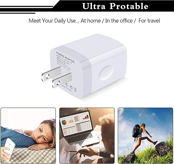 USB C Wall Charger, 8 7 6 Plus, Samsung Galaxy S24 S23 S22 S21 Ultra S20 A14 - Image 6