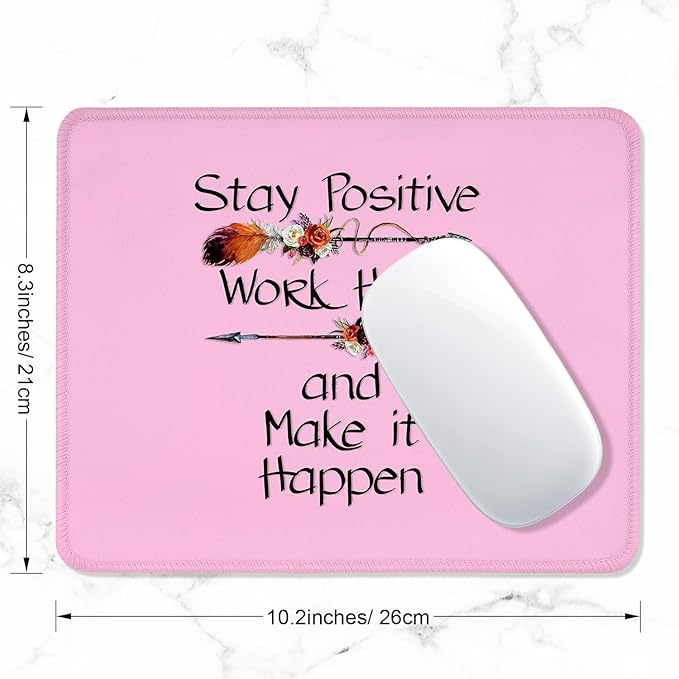 ITNRSIIET Mouse Pad with Stitched Edge Premium Textured Smooth Precise - Image 2