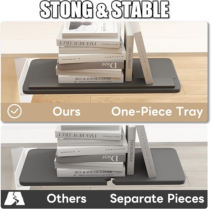 yeshine Under Desk Keyboard Tray Slide Out, Height Adjustable Computer Keyboard - Image 7