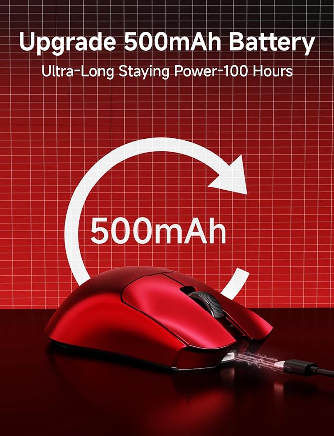 S9 Ultra Wireless Gaming Mouse, 59G Ergonomic Computer Mouse, Triple Modes - Image 7