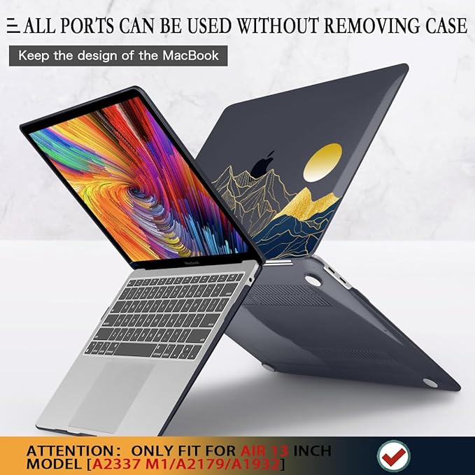 CISSOOK for MacBook Air 13 Inch Case A2337 M1 A2179 A1932 Model 2021-2018 - Image 5