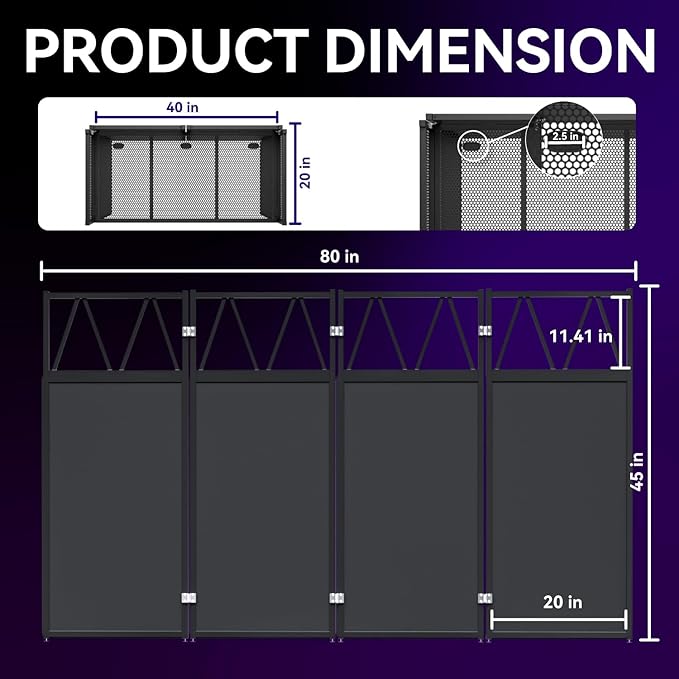 Portable DJ Booth Table, Foldable DJ Table Stand Portable - Image 3