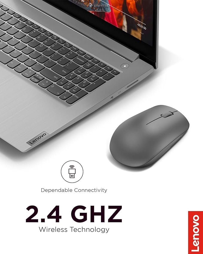 Lenovo 530 Full Size Wireless Computer Mouse - Image 2