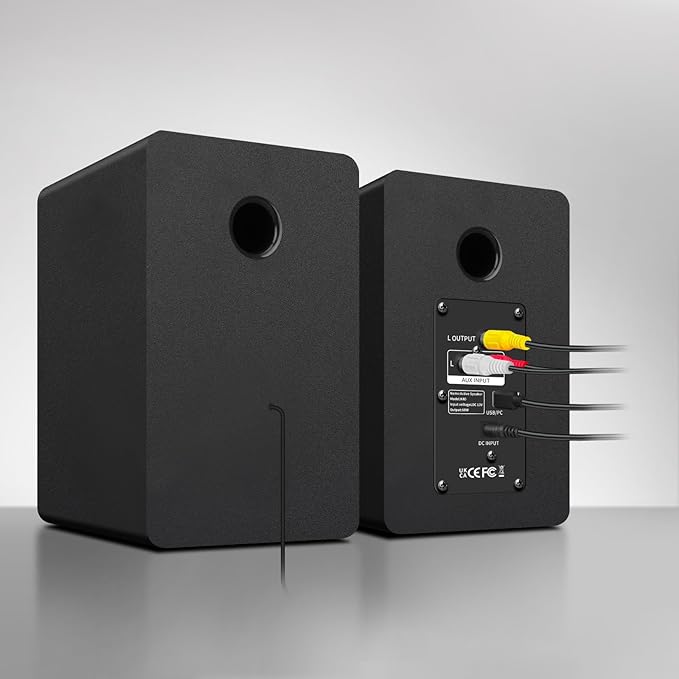 Computer Speakers for Desktop PC, Active Bookshelf Speaker - Image 6