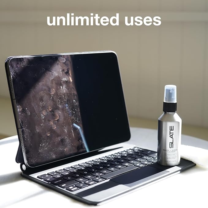 Slate Screen Cleaner Spray and Microfiber Cloth - Image 5