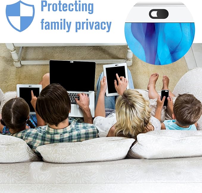 Laptop Camera Cover Slide, Ultra-Thin Webcam Cover Compatible - Image 6