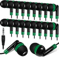 Kanayu 100 Pack Wired Earbuds Bulk by Kanayu