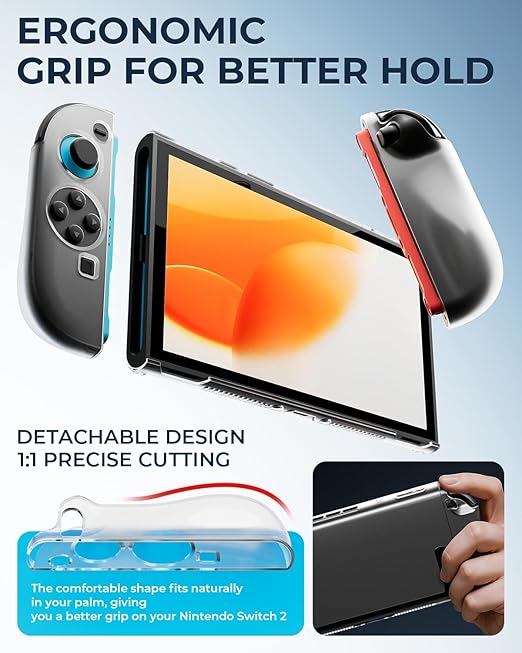 Switch 2 Accessories Bundle for Nintendo 17-in-1: 2 Pro Controllers, Dockable - Image 7