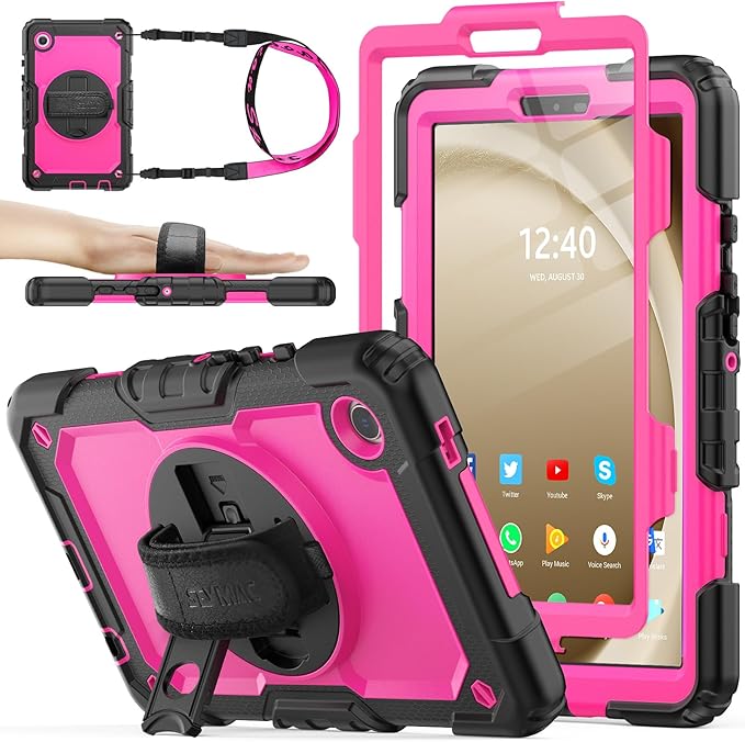 SEYMAC stock Case for Samsung Galaxy Tab A9 8.7'', Full-Body Drop Protection by SEYMACstock