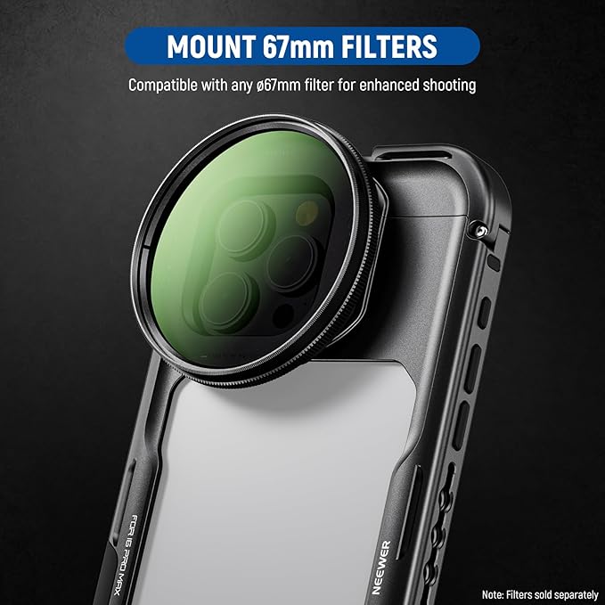 NEEWER 16 Pro Max Cage with Two Quick Release Side Handles, Phone Video Rig Kit - Image 4