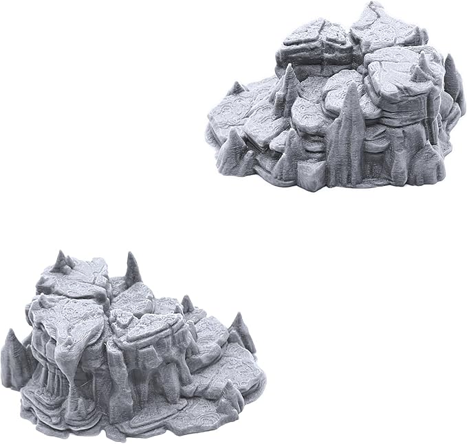 EnderToys Raised Caverns by Printable Scenery, 3D Printed Tabletop RPG Scenery - Image 9