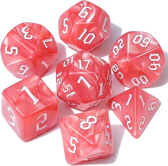 QMAY DND Dice Set -D&D Polyhedral Dice by QMAY