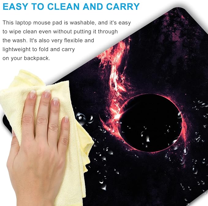 Sci-Fi Galaxy Mouse Pad Personalized Planet Design Computer Laptop Non-Slip - Image 5