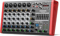 8 Channel Audio Interface Sound Board Mixing Console XLR 1/4 inch Jack USB by RiworalAudio