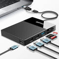 1TB External Hard Drive, USB C Multiport Hub HDD 7-in-1, USB 3.0, SD/TF Card by YOTUO
