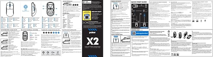 Pulsar Gaming Gears X2 v3 Wireless Gaming Mouse, Ultra Lightweight, Optical - Image 14
