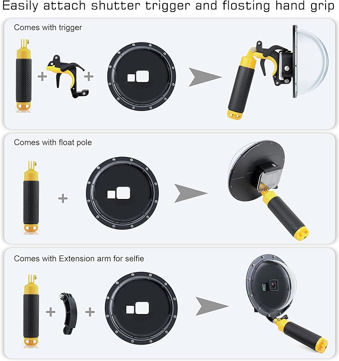 Dome Port for GoPro Hero 2018/7/6/5 Black - Image 6
