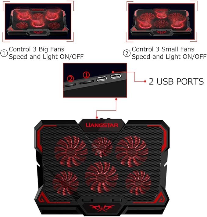 Laptop Cooling Pad, Laptop Cooler - Image 4