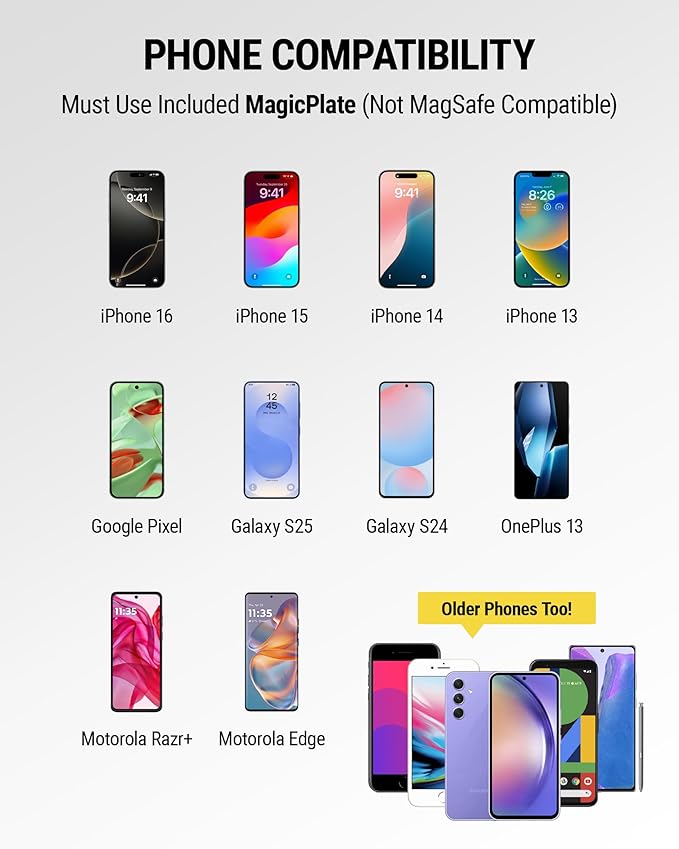 Scosche MagicMount Replacement Metal Plate Kit, Large Metal Plates - Image 6