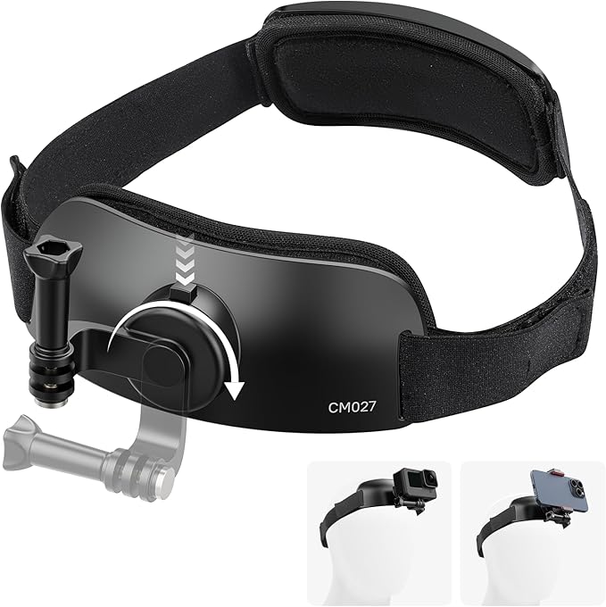 ULANZI CM027 Phone Head Strap Mount Support Vertical Shots by JUSMODirect