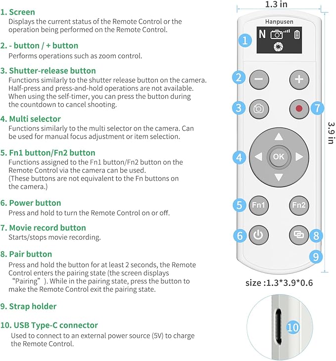 for Nikon Rechargeable Wireless Remote Control - Image 6