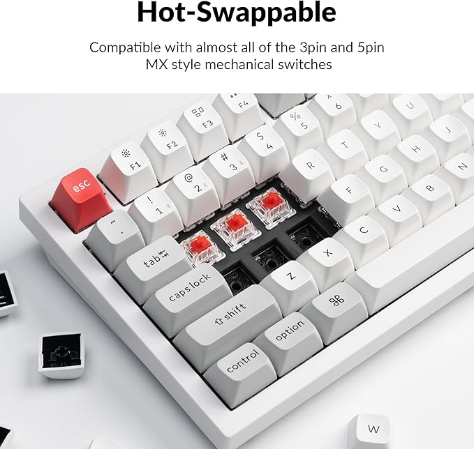 Keychron Q6 Pro Full Aluminum RGB Wireless/Wired Custom Mechanical Keyboard - Image 5