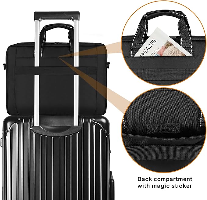 15.6-16.2 inch Waterproof Protective Laptop Messenger Briefcase - Image 3