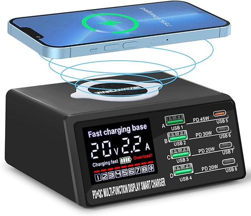 100W 8Port USB Charging Station by WANLONGXIN