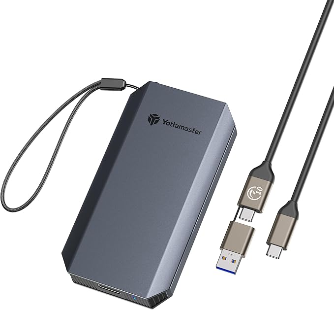 Yottamaster 1TB External SSD, Supports 4K ProRes HDR Compatible by Yottamaster-MakeEveryByteTreasurable